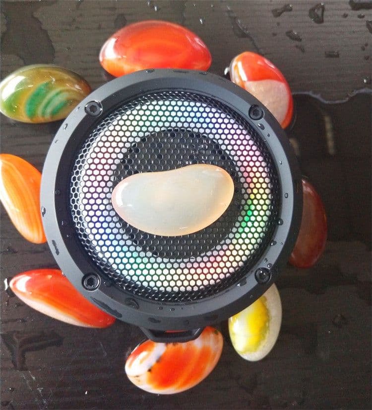 image-Explosive led7 waterproof bluetooth RGB color speaker for cross-border outdoor sports wireless bicycle audio