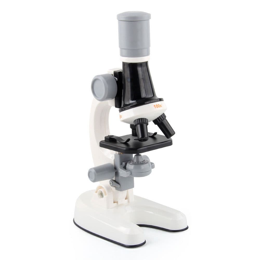 image-Cross-border children's microscope Biological science experiment equipment toy set HD 1200 times science and education puzzle