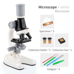 image-Cross-border children's microscope Biological science experiment equipment toy set HD 1200 times science and education puzzle