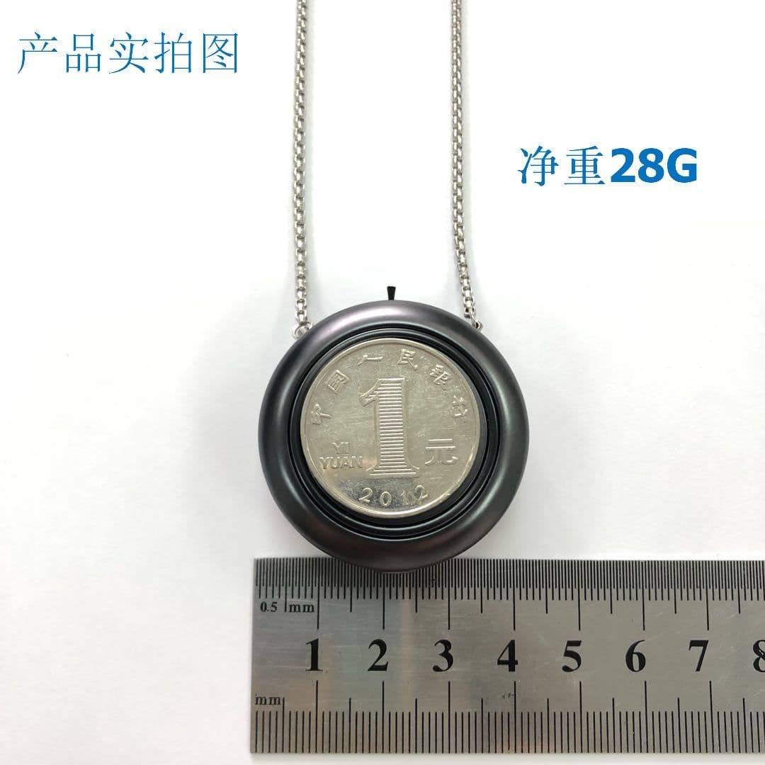 image-Portable Negative Ion Necklace Air Purifier Hanging Neck Gift