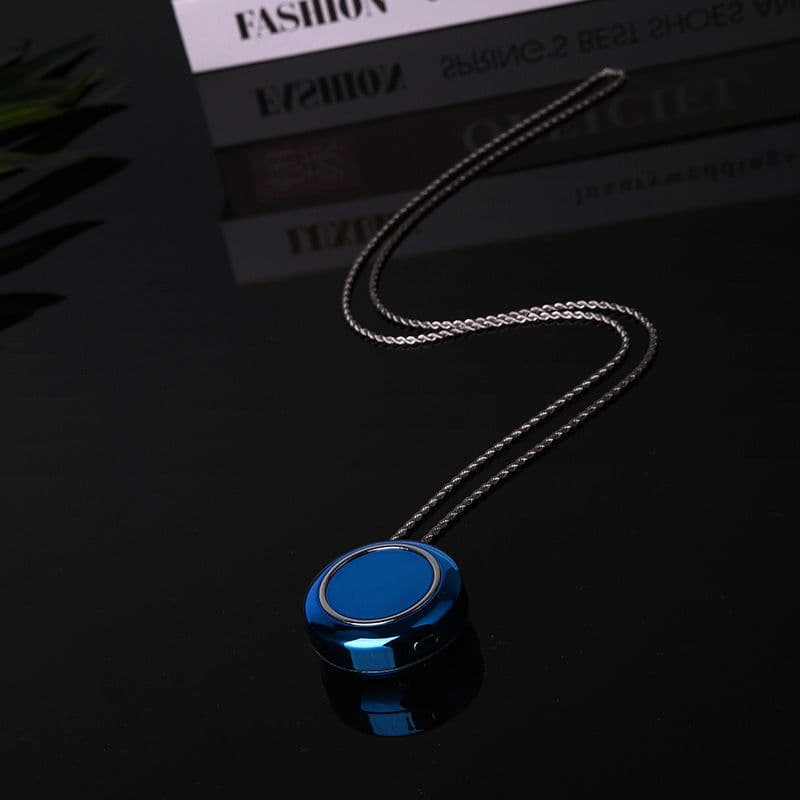 image-Portable Negative Ion Necklace Air Purifier Hanging Neck Gift