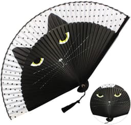 image-PAWSOME CAT FOLDING FAN - #1