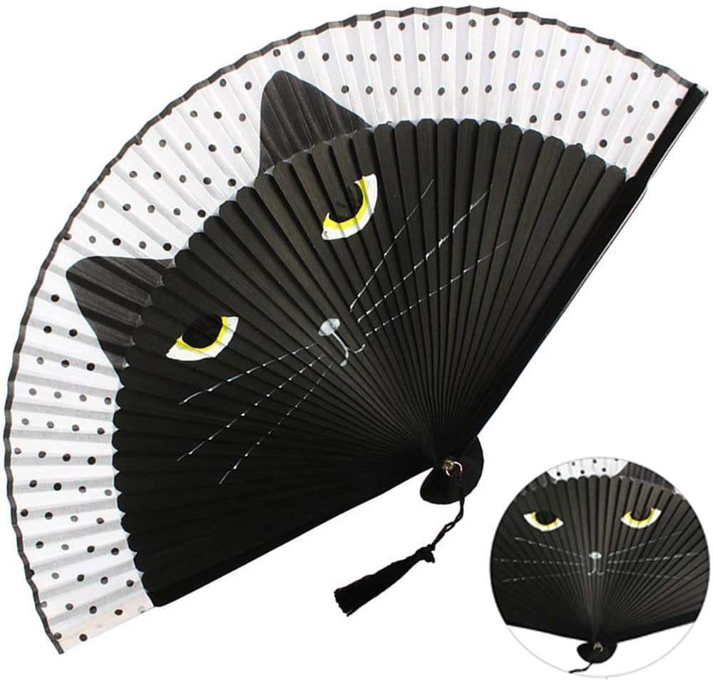 image-PAWSOME CAT FOLDING FAN - #1