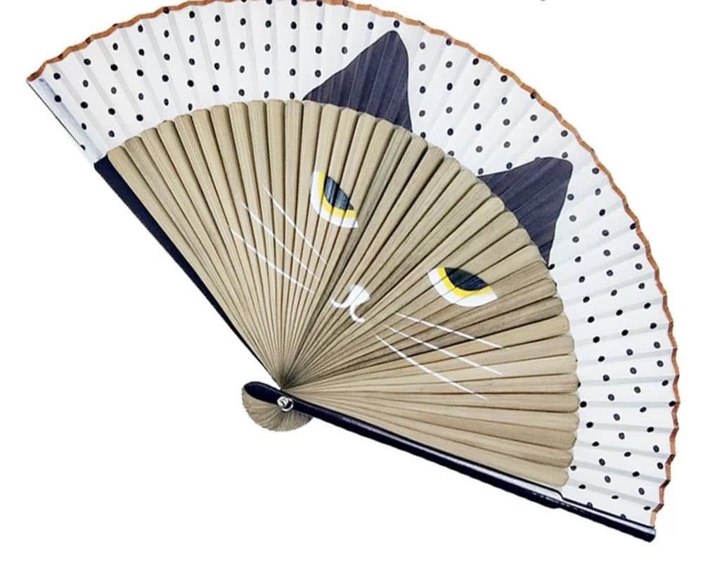 image-PAWSOME CAT FOLDING FAN - #1