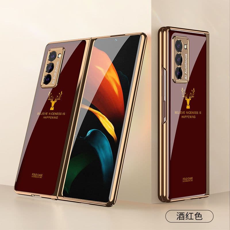 image-New Samsung Galaxy Z Fold 2 5G mobile phone case w21 folding mobile phone case MOTO Razr mobile phone case
