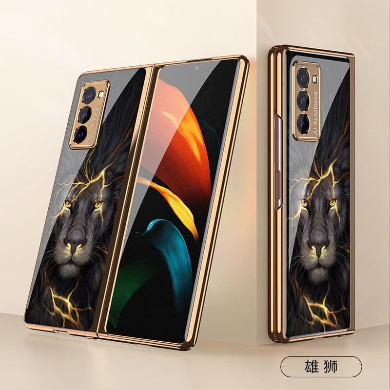 image-New Samsung Galaxy Z Fold 2 5G mobile phone case w21 folding mobile phone case MOTO Razr mobile phone case