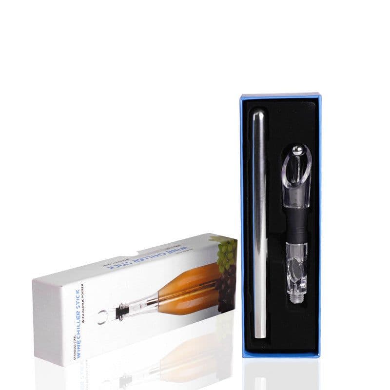 image-Amazon stainless steel red wine stick frozen red wine wine popsicle freezer stick decanter red wine cooling stick