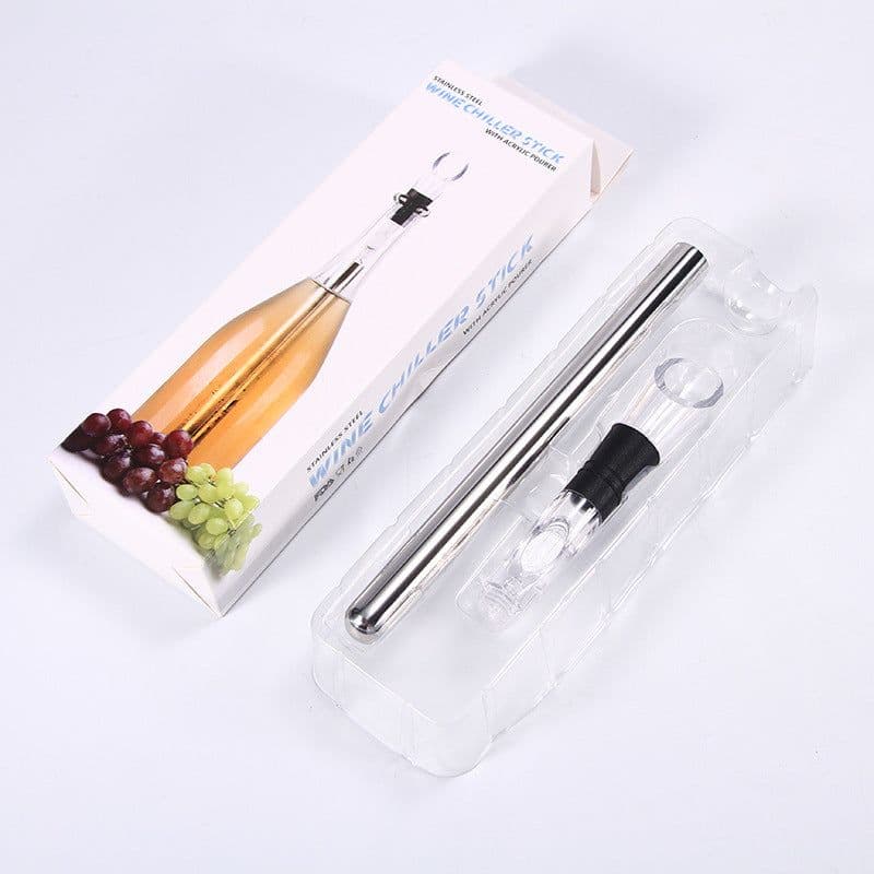 image-Amazon stainless steel red wine stick frozen red wine wine popsicle freezer stick decanter red wine cooling stick