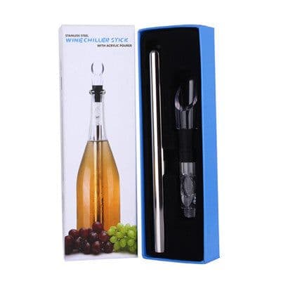 image-Amazon stainless steel red wine stick frozen red wine wine popsicle freezer stick decanter red wine cooling stick