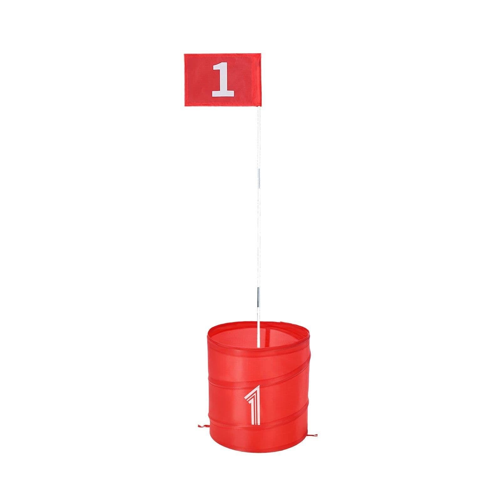 image-VEVOR Backyard Golf Game, 3 Hole Golf Course, Golf Game Practice Games, Golf Chipping Game for Family, Adults and Kids, Portable Outdoor Yard Golf Game for Lawn, Yard, Camping, Park, Beach