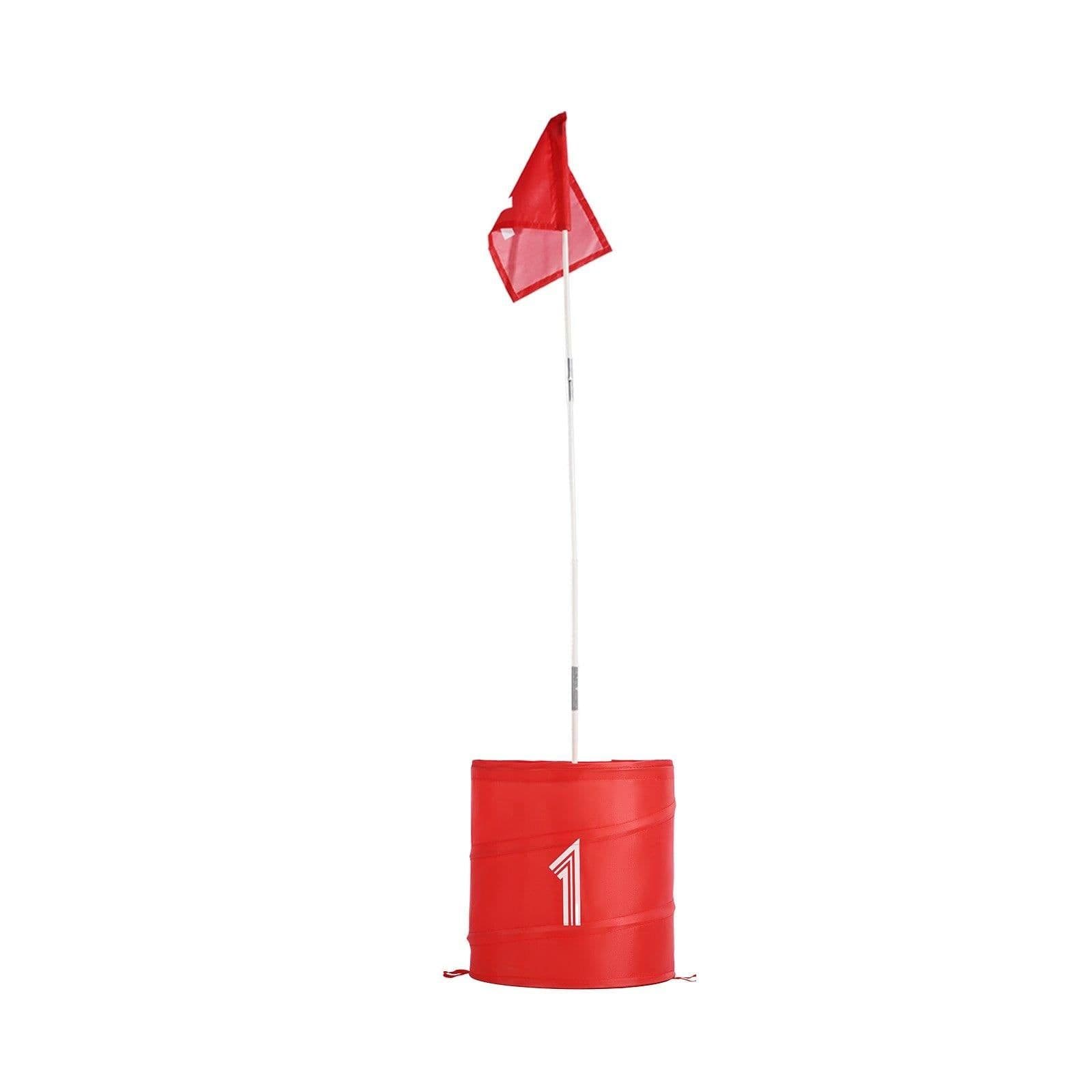 image-VEVOR Backyard Golf Game, 3 Hole Golf Course, Golf Game Practice Games, Golf Chipping Game for Family, Adults and Kids, Portable Outdoor Yard Golf Game for Lawn, Yard, Camping, Park, Beach