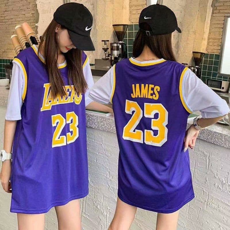 image-Fake two pieces of basketball clothing Korean version of sports t-shirt male and female students short-sleeved loose casual ball clothing class clothing wholesale