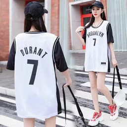 image-Fake two pieces of basketball clothing Korean version of sports t-shirt male and female students short-sleeved loose casual ball clothing class clothing wholesale