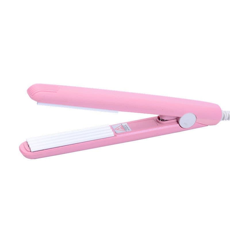 image-Factory direct sales mini ceramic straightening splint electric curling iron hair straightener does not hurt hair straightening dual-use bangs clip