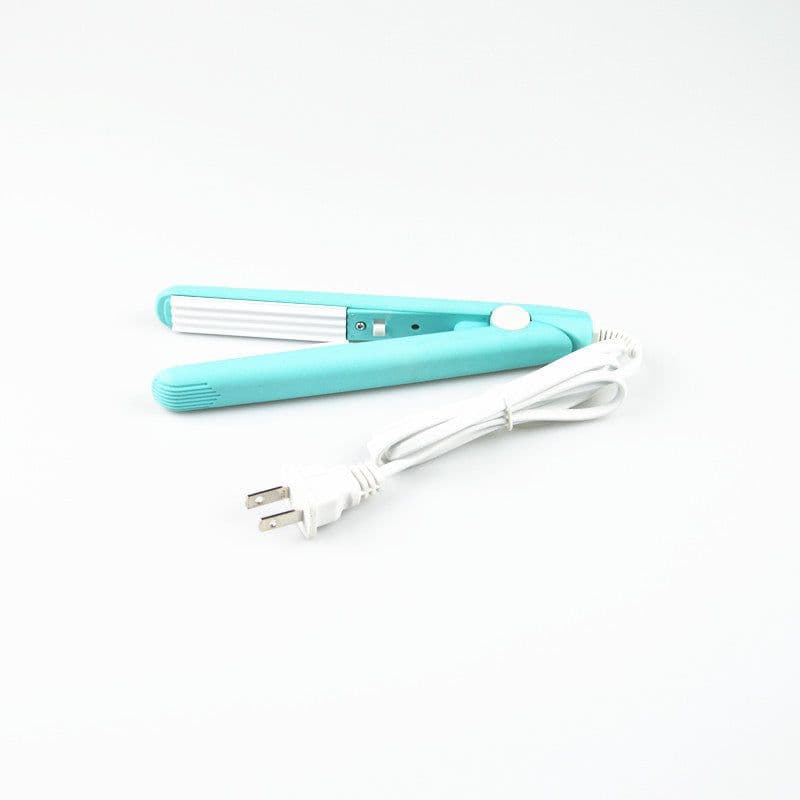 image-Factory direct sales mini ceramic straightening splint electric curling iron hair straightener does not hurt hair straightening dual-use bangs clip