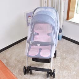 image-Baby Stroller Mosquito Net Enlarged Space Encryption Mesh Full Cover Baby Stroller Mosquito Net Cover