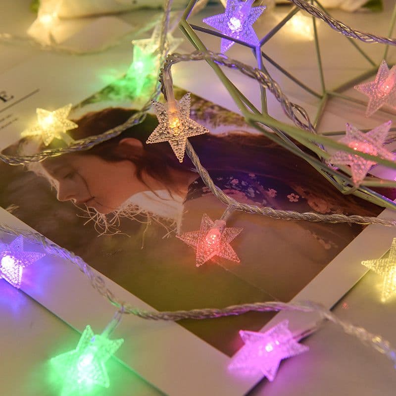 image-Star light string, star light, wedding decoration, net red light, new USB small lantern, room decoration, LED lantern wholesale
