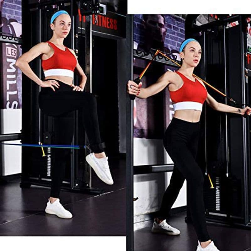 image-11Pcs Fitness Equipment Resistance Band Set
