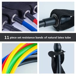 image-11Pcs Fitness Equipment Resistance Band Set