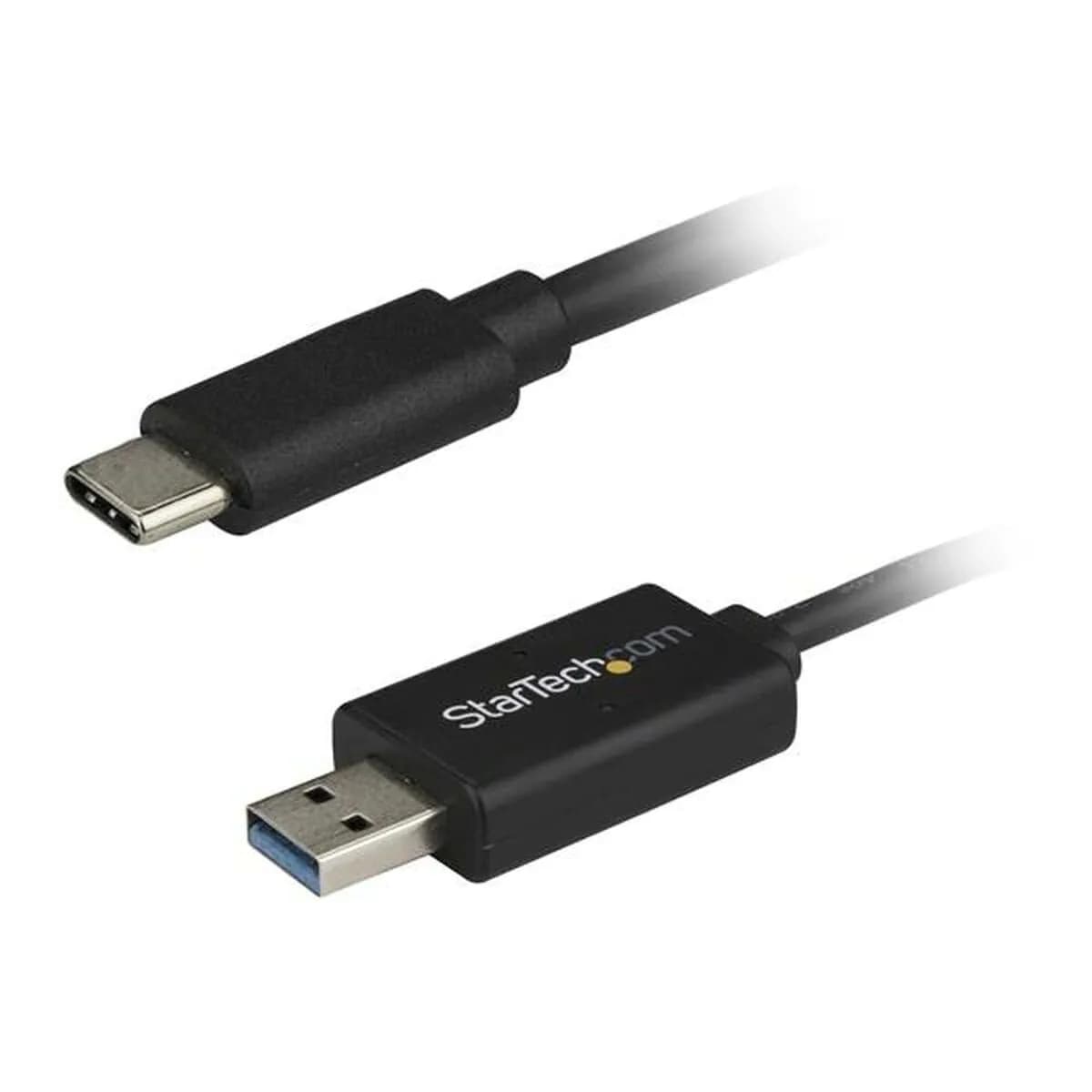 image-USB A to USB C Cable Startech USBC3LINK Black