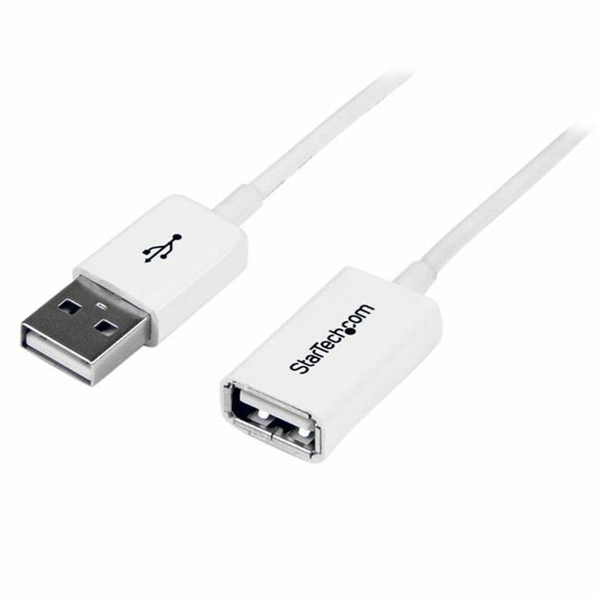 image-USB Cable Startech USBEXTPAA1MW White