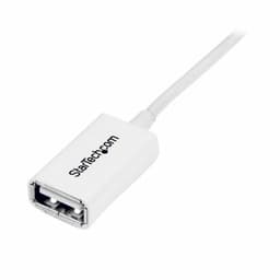image-USB Cable Startech USBEXTPAA1MW White