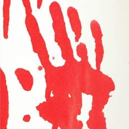 image-Color-changing board turns red when it encounters water, bloody bath mat, colorful bath mat, scary bloody footprints, palm 160g