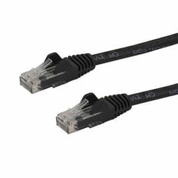 image-UTP Category 6 Rigid Network Cable Startech N6PATC1MBK 1 m