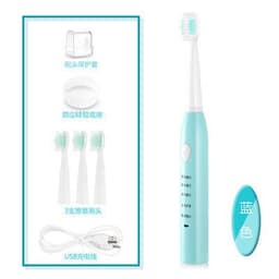 image-Electric toothbrush sonic vibration soft hair five-speed adjustment household USB charging waterproof adult toothbrush factory direct sales