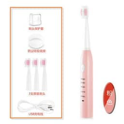 image-Electric toothbrush sonic vibration soft hair five-speed adjustment household USB charging waterproof adult toothbrush factory direct sales