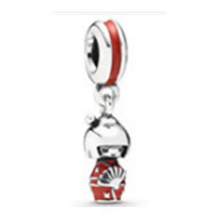 image-Guanghe Panjia Beads s925 Sterling Silver Carp Pendant Basic Chain Snake Bone Chain Bracelet Beaded Accessories Panjia Series