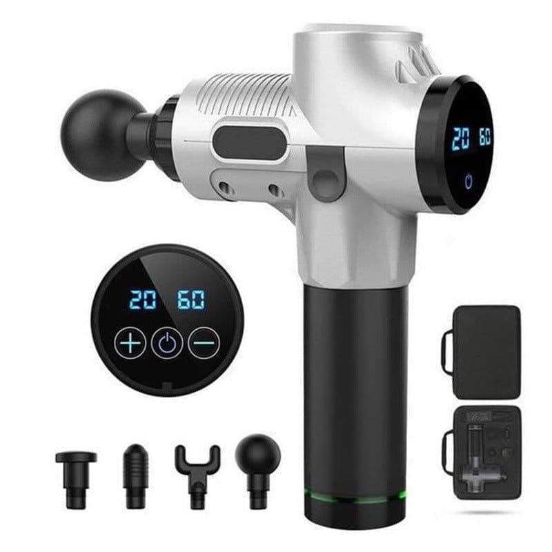 image-Fascial gun Factory direct sales of new massage equipment Sports muscle soothing gun Fitness equipment Massage grab