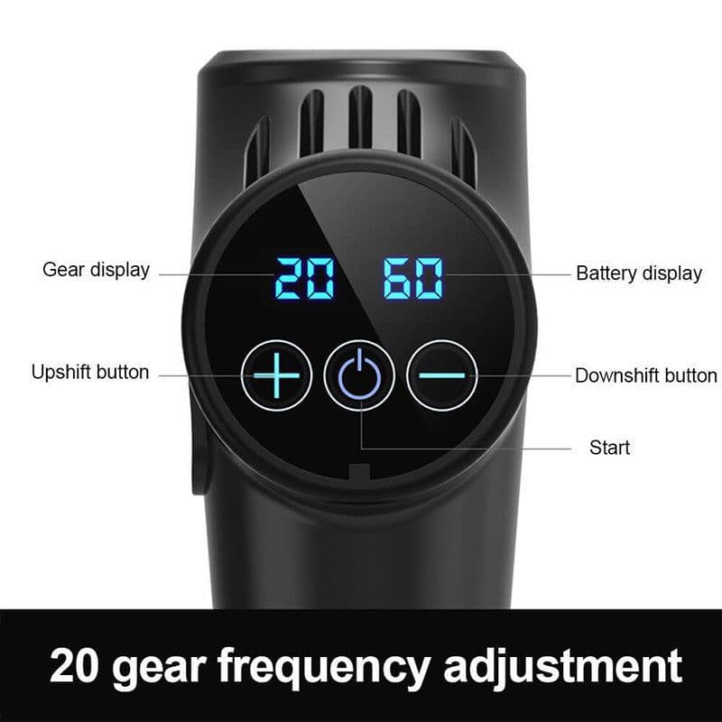 image-Fascial gun Factory direct sales of new massage equipment Sports muscle soothing gun Fitness equipment Massage grab