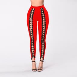 image-European and American new sexy leggings with corns, women's straps, slim, tight legs, hips, thin legs, plus size