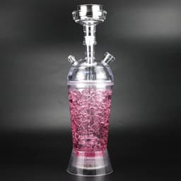 image-Cross-border source manufacturers supply plastic shattered crystal jelly cup hookah small hookah shisha