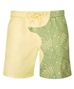 image-Spot European and American cross-border parent-child models Explosive models Water-changing beach pants Men's plus size shorts Temperature-sensing color-changing swimming trunks