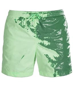 image-Spot European and American cross-border parent-child models Explosive models Water-changing beach pants Men's plus size shorts Temperature-sensing color-changing swimming trunks
