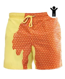 image-Spot European and American cross-border parent-child models Explosive models Water-changing beach pants Men's plus size shorts Temperature-sensing color-changing swimming trunks