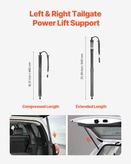 image-VEVOR Rear Left & Right Tailgate Power Lift Support, Compatible with 2014-2019 TOYOTA Highlander, Electric Tailgate Liftgate Power Hatch Shock Strut Replace OE# 6891009130 6891009120 (2PCS)