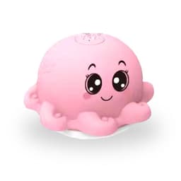 image-Summer electric induction water jet whale baby bathroom bath toy with light and music universal water toy