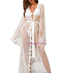 image-Youyou Xiao Angel emotional underwear sexy suit nightdress on behalf of the hair transparent lady long skirt home service on behalf of the hair