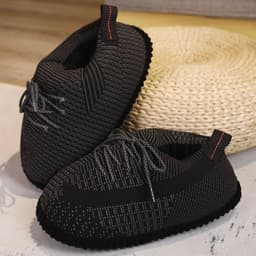 image-Winter cartoon home plus velvet warm coconut cotton shoes funny a cone big cotton shoes rainbow lovers bread fat shoes