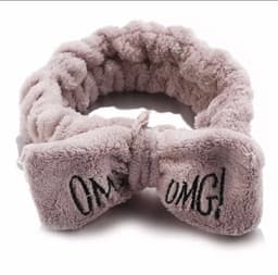 image-Cross-border explosion models Korean version of OMG headband hairband ladies wide-brimmed elastic face wash makeup headband bow tie headband