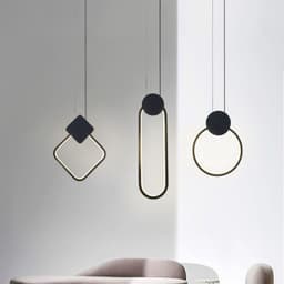 image-Nordic geometric bedside small chandelier restaurant milk tea shop window exhibition hall personality creative LED decoration ins bedroom lamp
