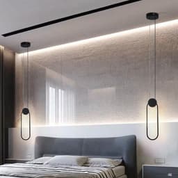 image-Nordic geometric bedside small chandelier restaurant milk tea shop window exhibition hall personality creative LED decoration ins bedroom lamp