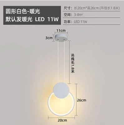 image-Nordic geometric bedside small chandelier restaurant milk tea shop window exhibition hall personality creative LED decoration ins bedroom lamp