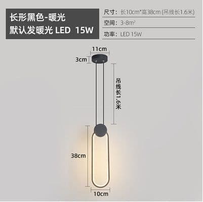 image-Nordic geometric bedside small chandelier restaurant milk tea shop window exhibition hall personality creative LED decoration ins bedroom lamp