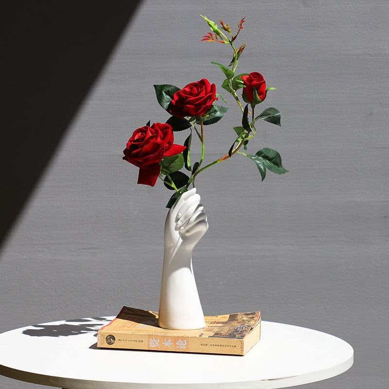 image-Home Nordic ins ceramic vase decoration crafts creative ornaments body art living room simple vase
