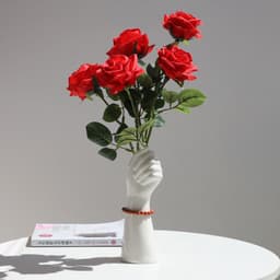 image-Home Nordic ins ceramic vase decoration crafts creative ornaments body art living room simple vase