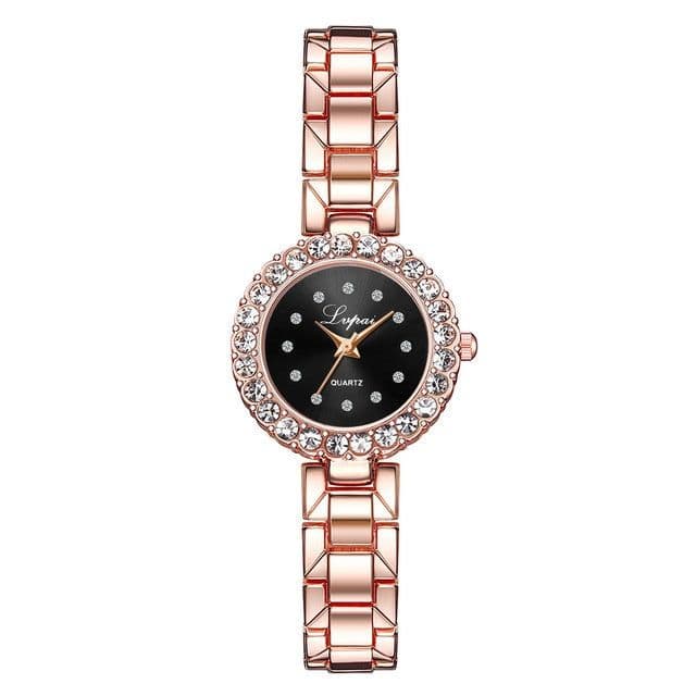 image-Watches-Set Bangle Clock Bracelet Wrist-Watch Quartz Women Fashion Ladies Brand Luxury